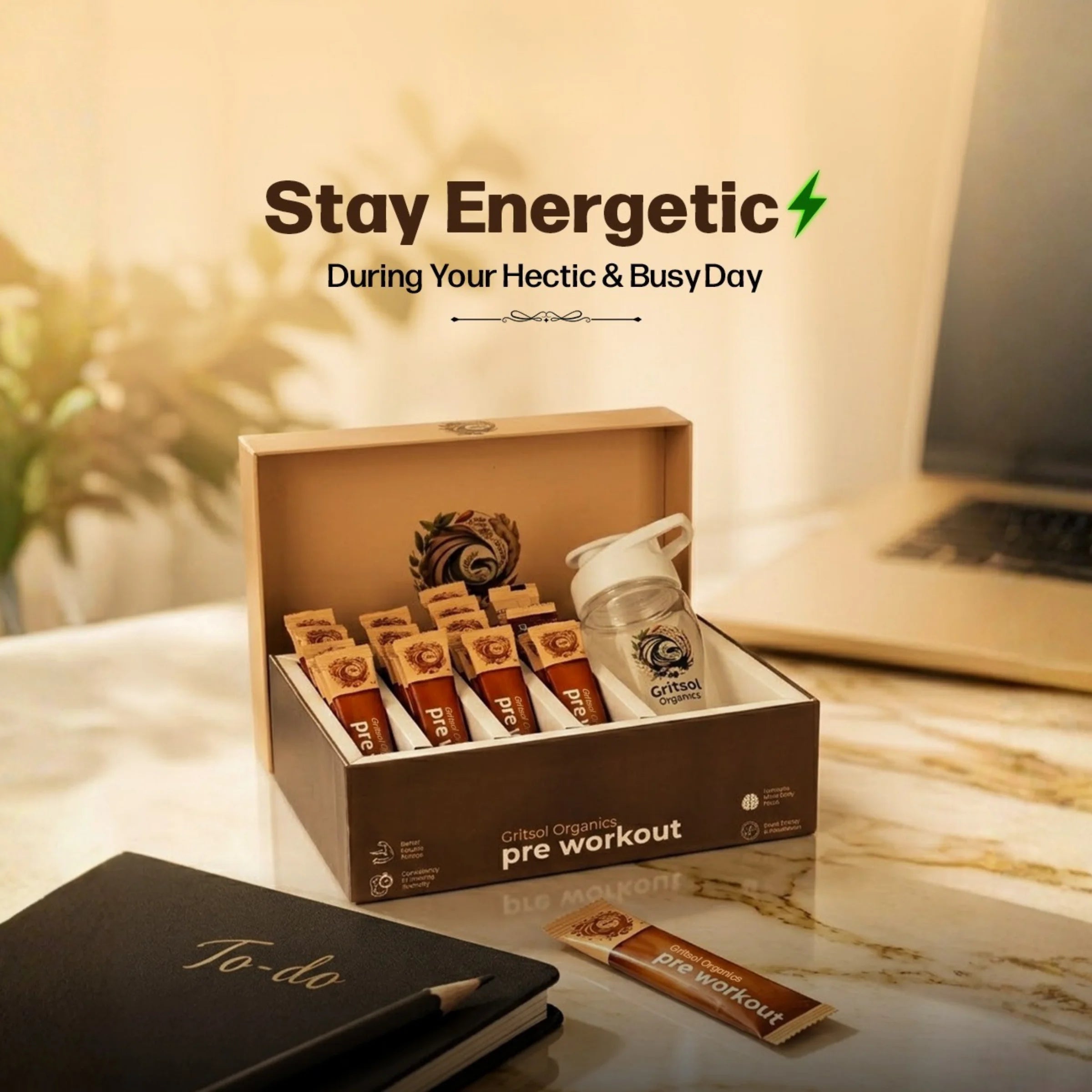 Gritsol Organics - 100% Ayurvedic - Full Day Energy