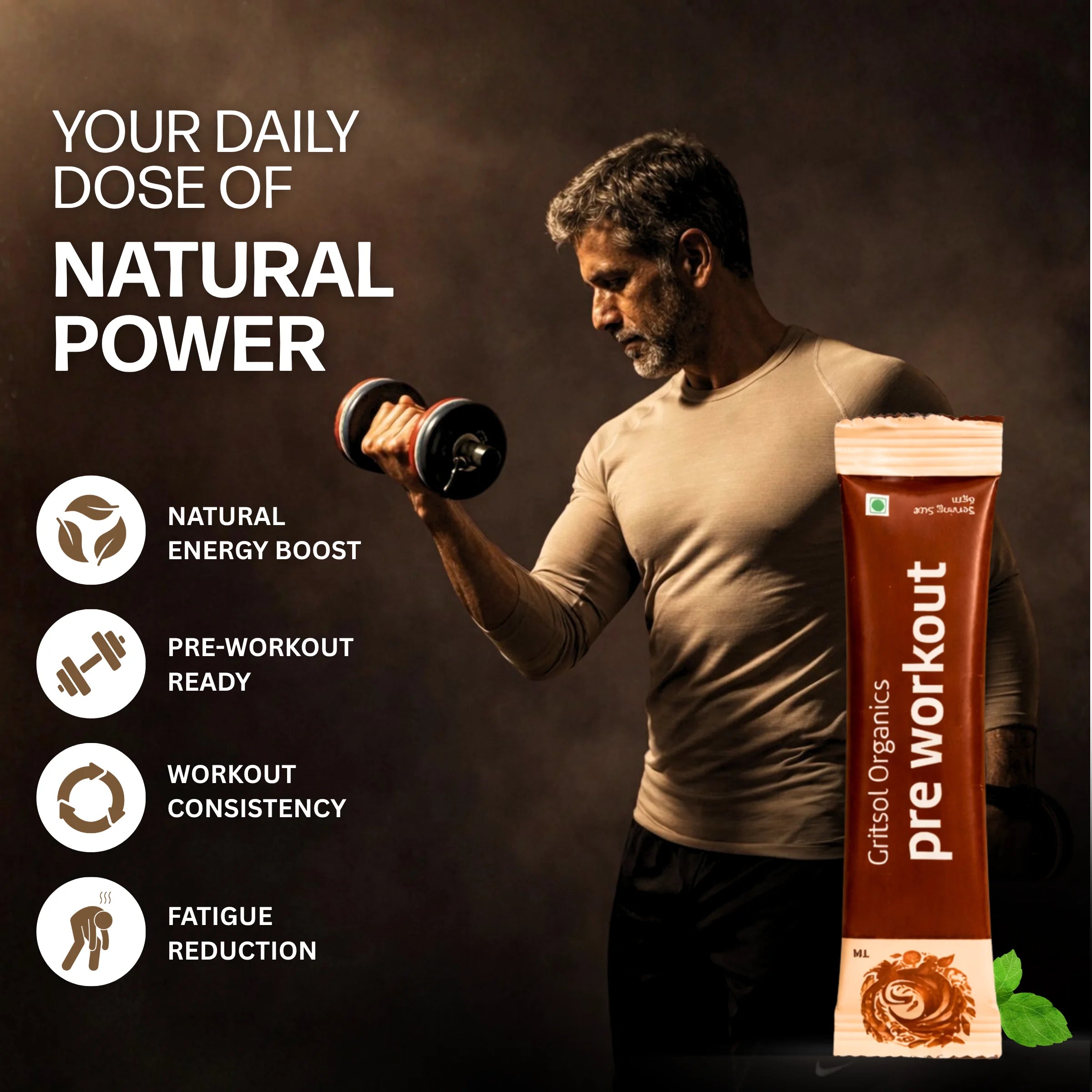 Gritsol Organics - 100% Ayurvedic - Full Day Energy