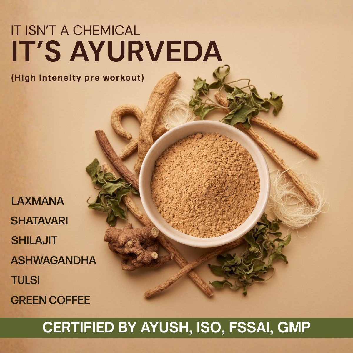 Gritsol 100% Ayurvedic Pre-Workout